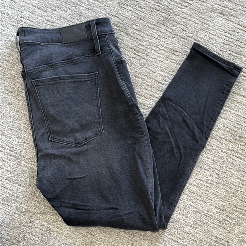 Madewell Black Skinny Jeans Stretchy Denim size 32